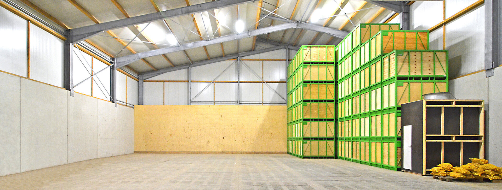 Склади для картоплі та цибулі - WOLF System